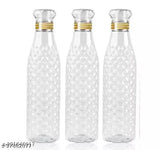 ELIGHTWAY MART -1000ML Plastic Crystal Water bottle(PACK OF 3)