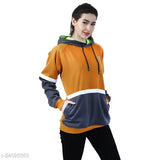 Chanda Khuba Women's Sweatshirt Full Sleeve Kangaroo Pocket Pullover hoodies - CKHD-G-06