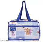 Daiper bag Blue Colour One Size, New Born Baby Multipurpose Mother Bag With Holder Diapper Changing Multi Compartment For Baby Care And Maternity Handbag Messenger Bag Diaper Nappy Shoulder Bag Diaper Bag For Baby Multipurpose Mother Bag Cotton Fabric