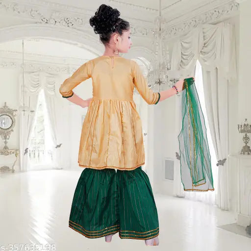 HAYAT FASHION'S Kurta& SHARARA Set for kids and GIRLS