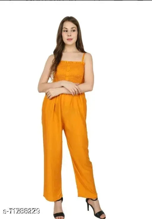 Womencrown Trendy Women rayon jumpsuit