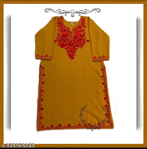 WOOLEN EMBROIDERY KURTI