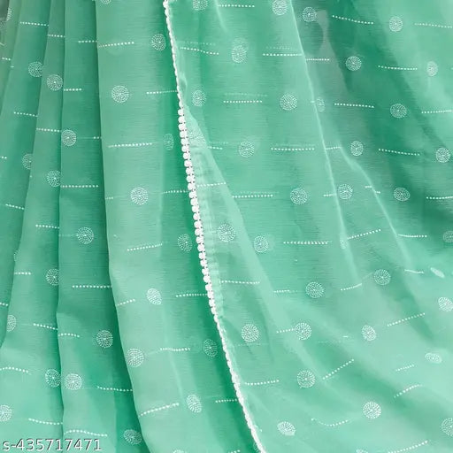 Chiffon Lace Border Saree