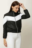 Women Zipper Jacket Black