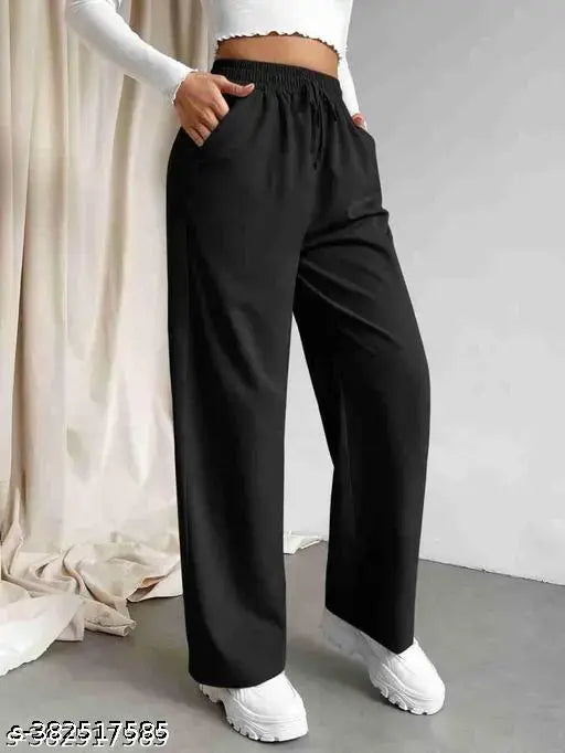 Casual Solid Cotton Trouser For Women & Girls