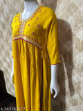 Rayon Aliya Cut Kurti