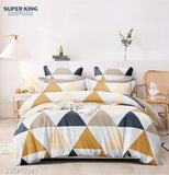 Lopunny Super King Size bedsheet Classy Print 108 x 108 inch Size with 2 Pillow Cover, 275 x 275 cm Super King Size (9 ft by 9 ft)