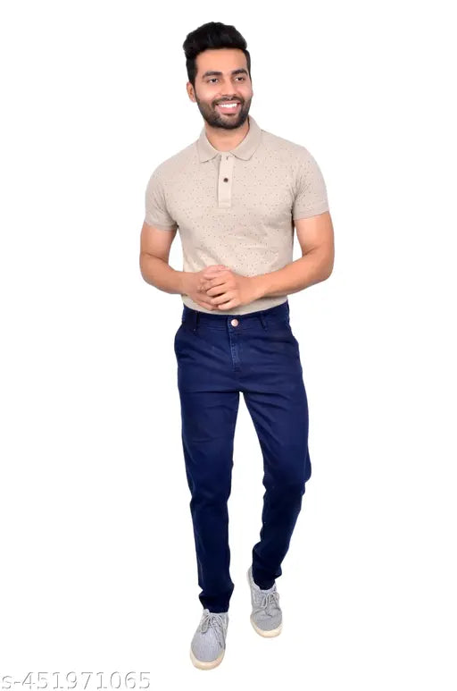 Stylish Latest Men Jens (Dark Blue)