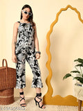 AAIAVN Black Printed Jumpsuit