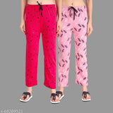 Women`s Comfortable Pyjama Sleep Wear Lounge Pant For Women And Girls (Pack Of 2)