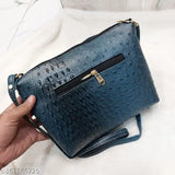 best quality sling bag,shoulder bag for women n girls in exotic croco pattern which is of superior quality and looks stunning like real crocodile at very affordable price.