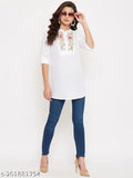 Floral Embroidered Women's Tunic