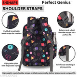 black bag, school bag for gril's, black bag, Water Resistant bag ,High Storage Backpack || printed gril's bag #new bag #latest bag # fancy bag 18 inch # latest bag