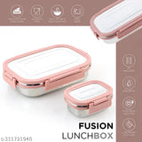 Steel Lunch Box / Stainless Steel Lunch Box & Tiffine Box Air Tight Container lids, Tiffin Box With Container, Tiffine Box With Container, Leakage Proof Tiffin Box, Steel Tiffin Box & Steel Lunchbox For School / Collage / Office