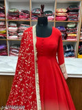 EMBRODERY KURTI RED