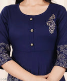 Blue kurti for women