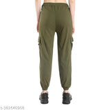 New Trend Look Pants Insta Cargo Trousers Ankle Fit Workout Gym Running Track Joggers Casual Ladies Formal Lower