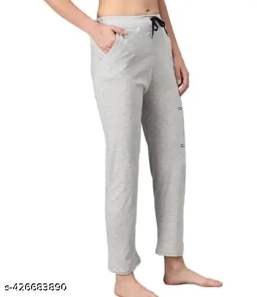 Women's Cotton Solid Straight Pyjama with Pocket Casual Day Night Wear, Lounge Pants Lower Payjama, Yoga, Gym Wear Pyjama Girl's Sleep WearPack of 2 Women Pyjama