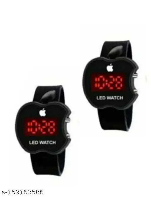 2 BLACK APL SHAPE WATCH