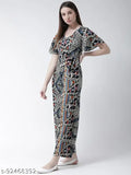 MsFQ Women Multicolor Printed Jumpsuit