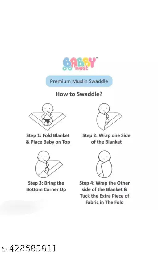 Baby Muslin Swaddler-pack 2