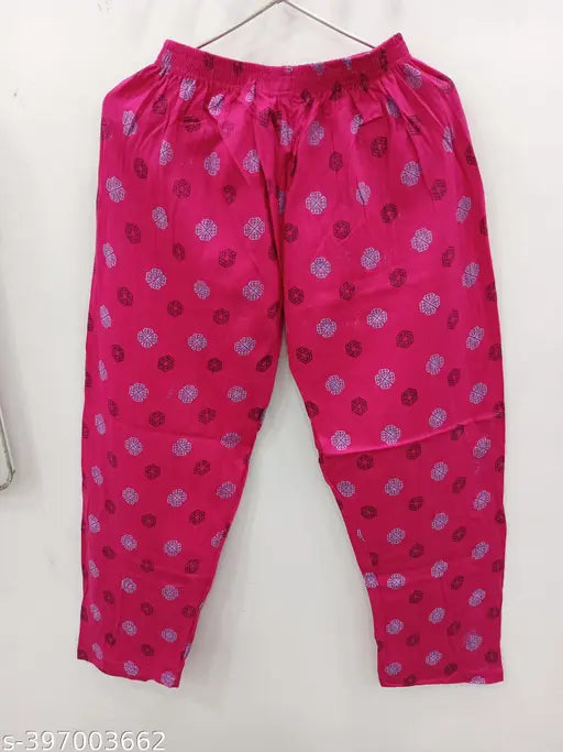 SSE 3 girls pyjama night pant night wear cotton pack of 3