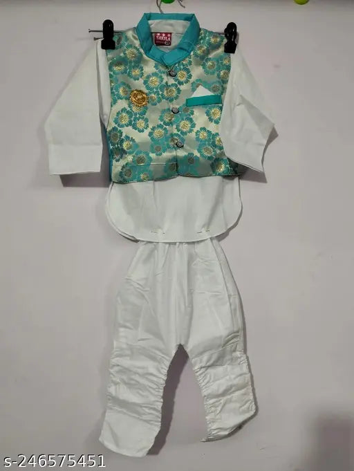 boy kurta koti suit