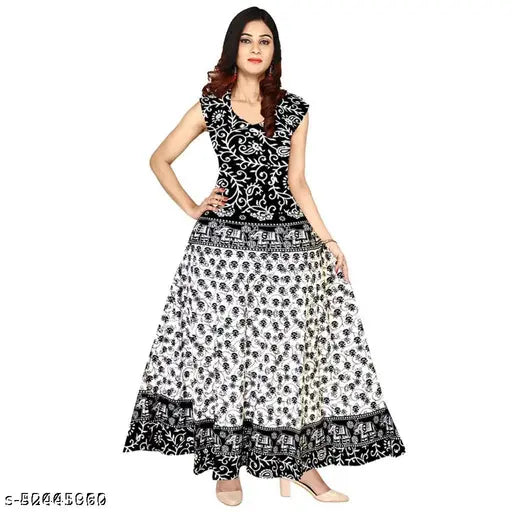 Balck Printed Alisha Sensational Kurtis