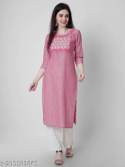 A-Line Women Cotton Kurti