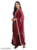 """"Women's Kurti Sharara\garara And Wine""""Dupatta Set""""