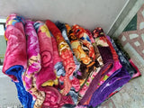 Double bed blanket for heavy winter kambal (Color/Design may not same from photo)