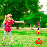 Quoits Ring Toss Game for Kids, Ring Throwing Game for Single and Group Play, Outdoor and Indoor Fun Games, Activity Toy Games for Kids, Gifting Toy for Boys and Girls