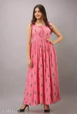 Demirner pink anarkali kurta