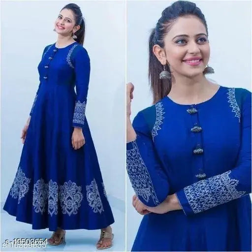 PRINTED RAKUL GOWN