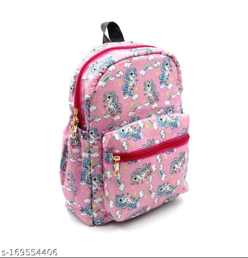 Attractive Unicorn Printed Small Outdoor Mini Backpack For Girl