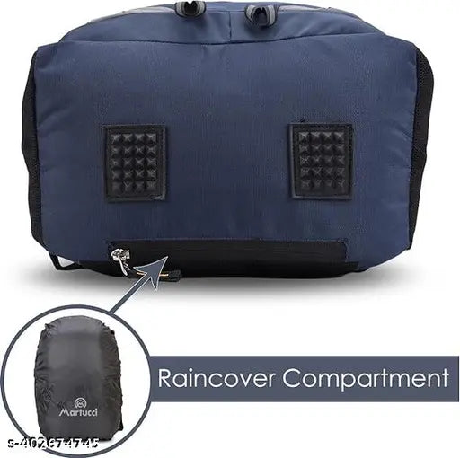 HERMOSA FASHION Large 35 L Laptop Backpack unisex Spacy with rain cover and reflective strip (NAVY BLUE)