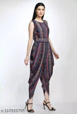 Latest Women's Printed Dhoti Style Jumpsuits