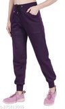 WOMEN WINTER PAJAMAS/TRACKPANT/JOGGER -PURPLE