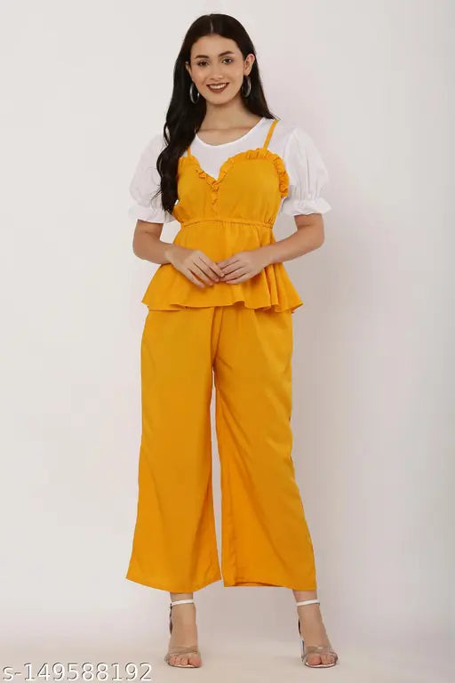 2-Piece jumpsuit for Women's and girls | Urbane Fashionable Women Jumpsuits| 2 piece jumpsuit for women | Women pieces Jumpsuit | WOMEN JUMPSUIT | Women's Lastik Fnacy Two Piece Jumpsuit | Jumpsuits Two Piece | Women Two pieces Jumpsuit