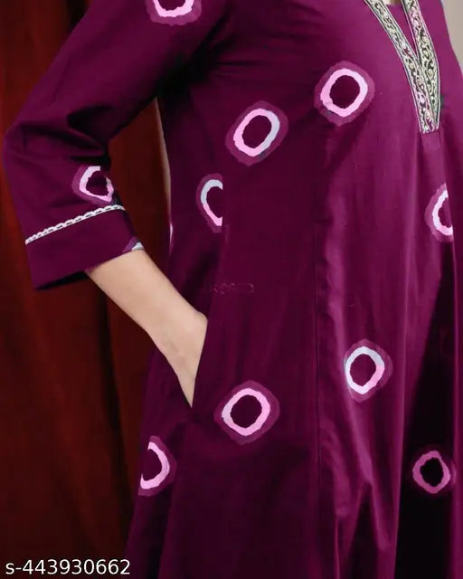 WHINE PRINTED KURTA SET