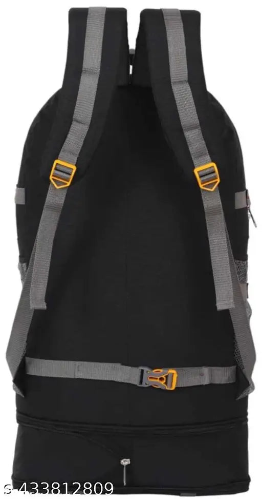 KYROS BAG New Trekking bag Rucksack bag (Rucksack) Waterproof Backpack (Black, 65 L)