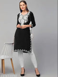 Woollen aari work kurti