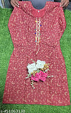 RED Wool long kurti