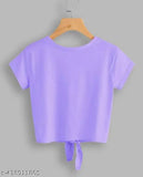 Lavender Crop T-Shirt & Top For Women & Girls Glitter Wings