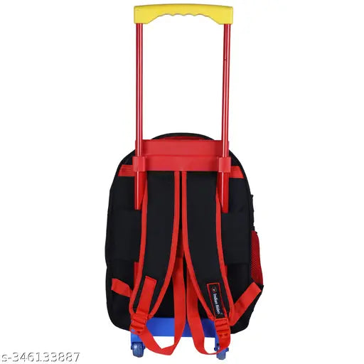 Indian Riders SPIDER School Kids Trolley Bag Inches- (BLACK) Waterproof Trolley ( 25 L) Waterproof Trolley (Red, 30 L)