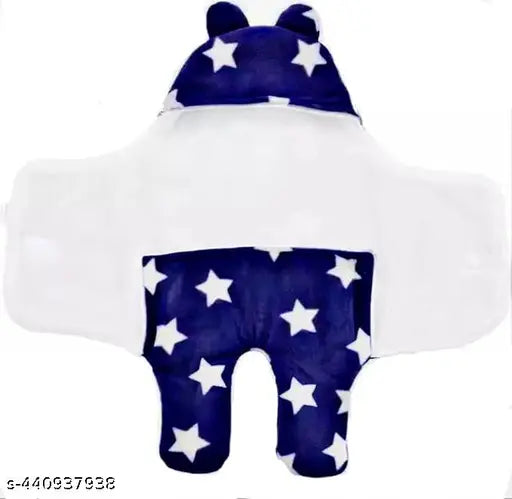 baby sleeping bag fleece hooded baby wrapper blanket