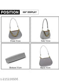 Women Casual Trendy Travle Cloud Shape Slingbag Grey