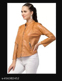 Full Sleeve Solid Women Casual Jacket_