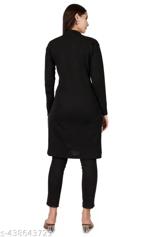 DIMSY COLLECTION presents a woolen long kurta for womens