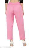 Priya Point Regular Fit Women Baby Pink Trouser